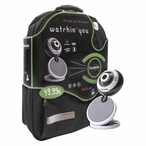 Techair Watchin' You Kit Backpack 15.4 + Webcam