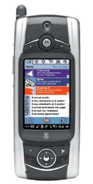 Motorola A925 smartphone Symbian OS