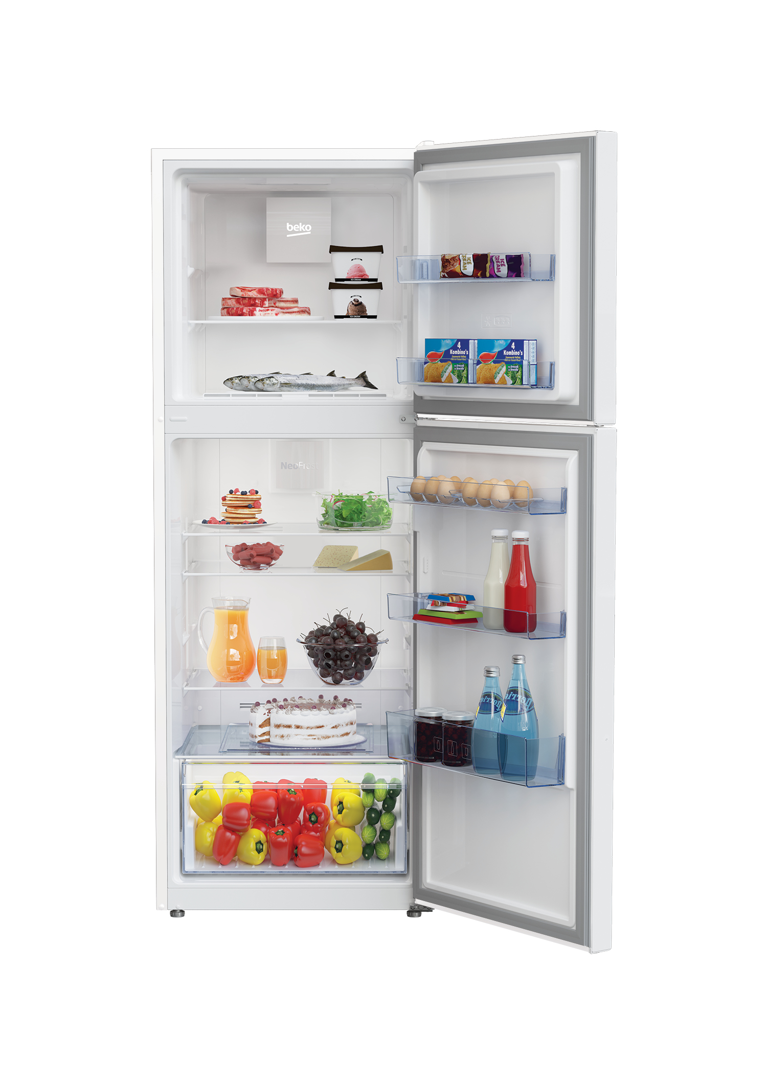 Beko RDNT360I20W fridge-freezer Freestanding – image 2