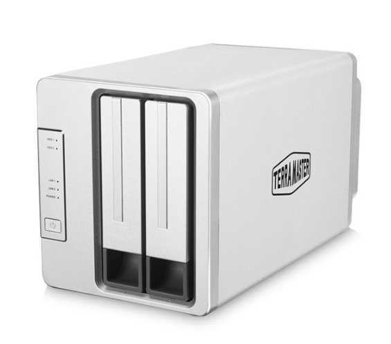 TerraMaster F2-420-4GB NAS/storage server Compact Intel® Celeron® J1900 White – image 1