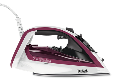 Tefal TurboPro FV5605E0 iron Dry & Steam iron Durilium Autoclean soleplate – image 2