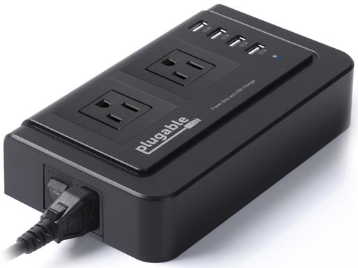 Plugable Technologies PS2-USB4 mobile device charger Universal Black AC Indoor