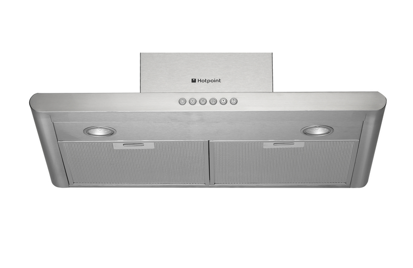 Hotpoint HHC7.7AB cooker hood Wall-mounted Stainless steel 684 m³/h – image 3