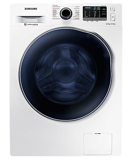 Samsung WD80J5430AW washer dryer Freestanding Front-load White