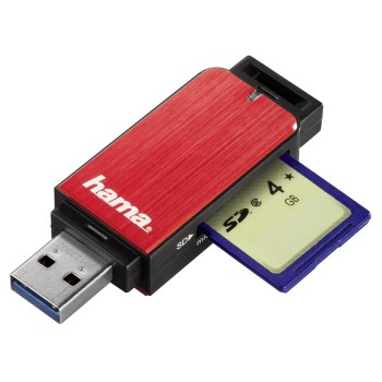 Hama 123902 card reader USB 3.2 Gen 1 (3.1 Gen 1) Black, Red – image 2