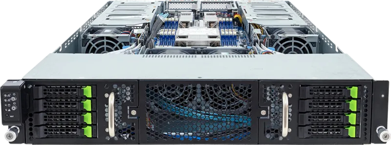 GIGABYTE G293-S46-AAM1 Intel C741 LGA 4677 (Socket E) Rack (2U) Black, Steel – image 2