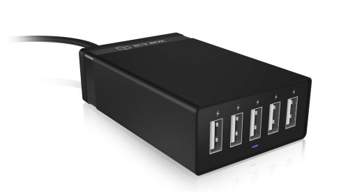 ICY BOX IB-CH501 Universal Black AC Indoor