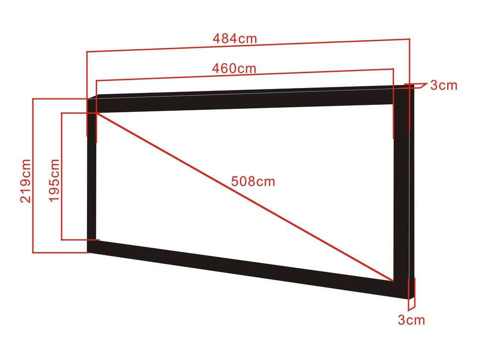 Multibrackets M 2,35:1 Framed Projection Screen – image 2
