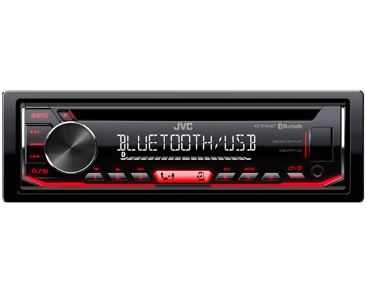 JVC KD-R794BT car media receiver Black – image 1