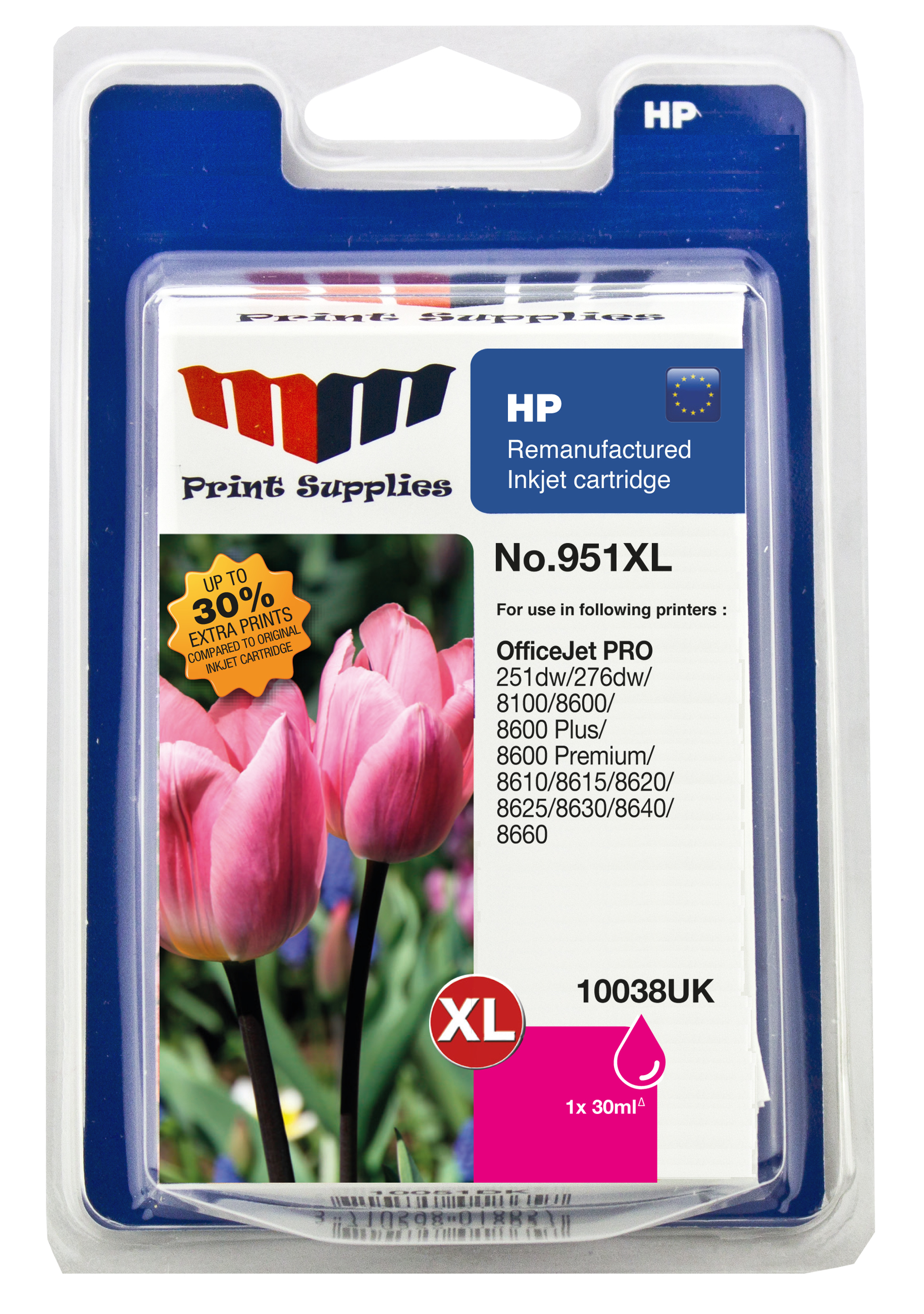 MM 10038UK ink cartridge 1 pc(s) High (XL) Yield Magenta