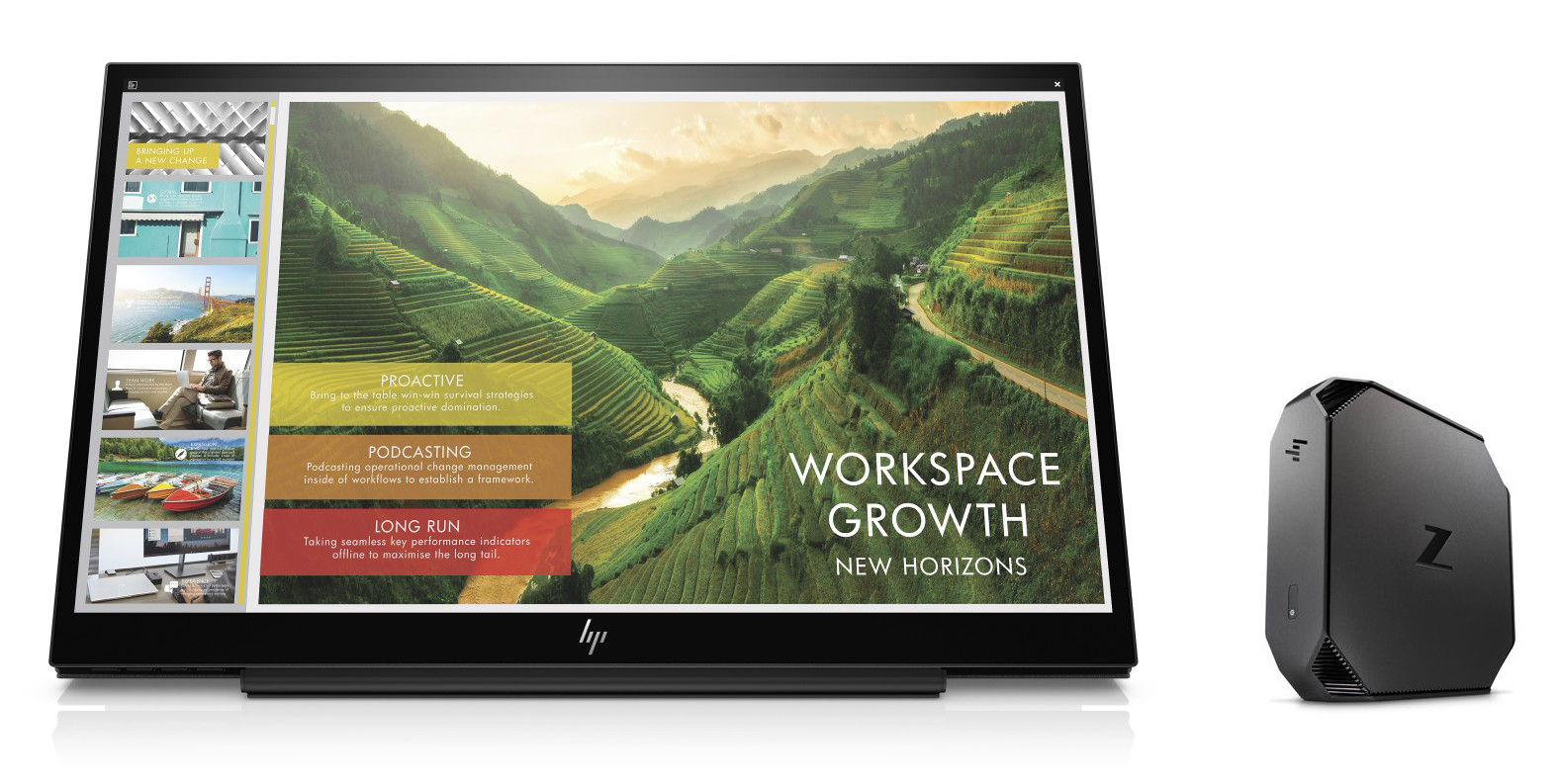 HP Z2 G3 + EliteDisplay S14