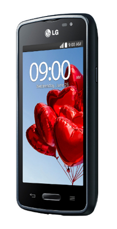 LG L50 213N 10.2 cm (4") Single SIM Android 4.4.2 3G Micro-USB 0.5 GB 4 GB 1900 mAh Black, Blue – image 2