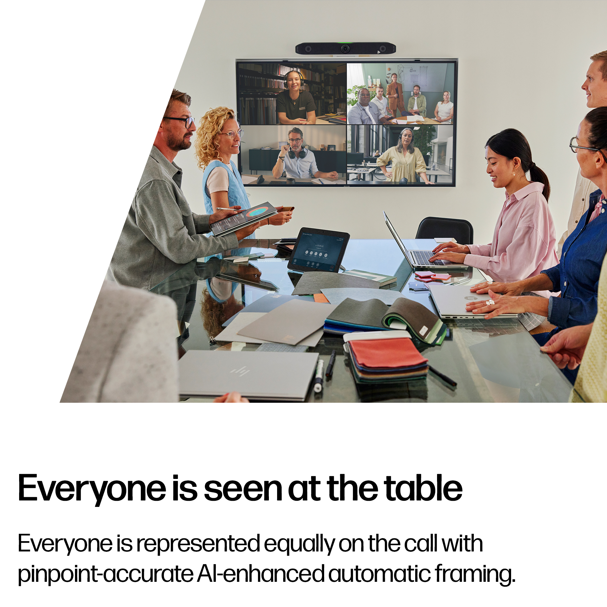 HP Poly Studio X52 All-In-One Video Bar with TC10 Controller Kit – image 4