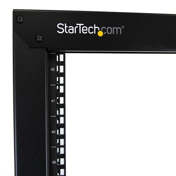 StarTech.com 42U 2-Post Open Frame Server Rack – image 3