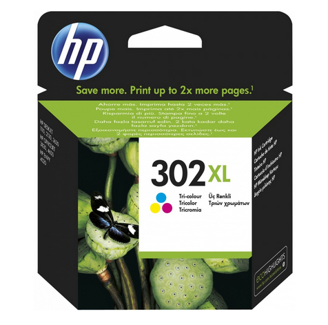 HP 302XL ink cartridge Original Cyan, Magenta, Yellow