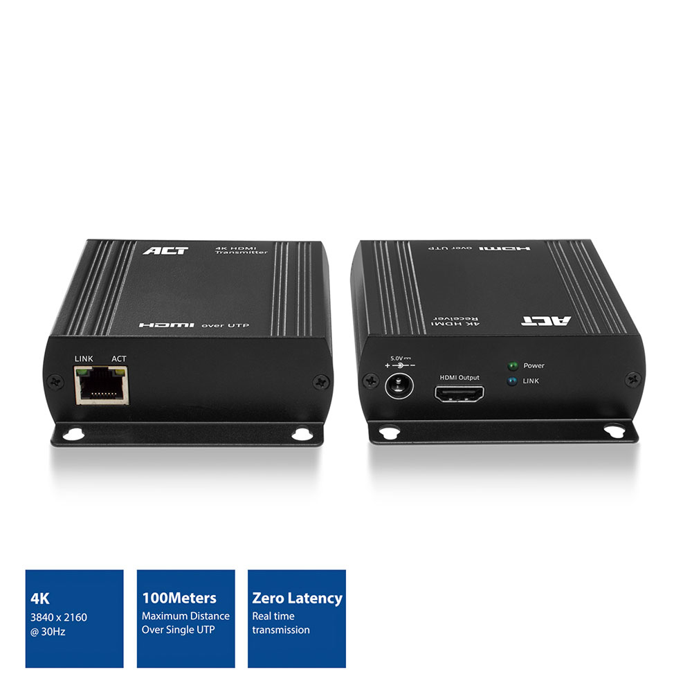 ACT HDMI over CATx extender set up to 100 meter – image 2
