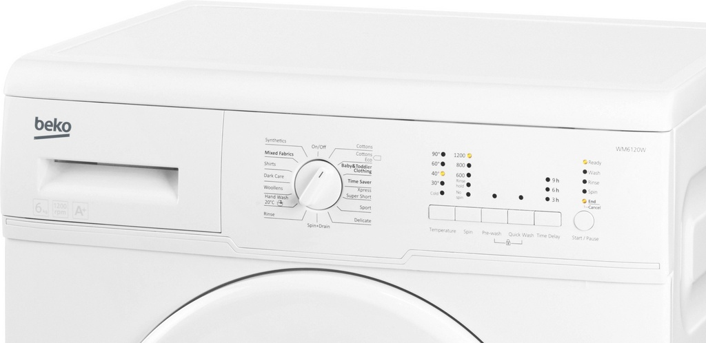 Beko WM6120 washing machine Front-load – image 3