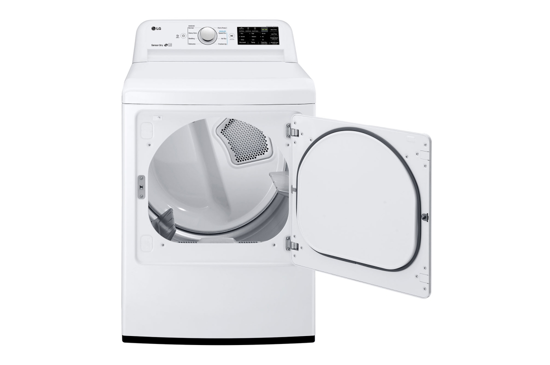 LG DLE7100W tumble dryer Freestanding Front-load White – image 2