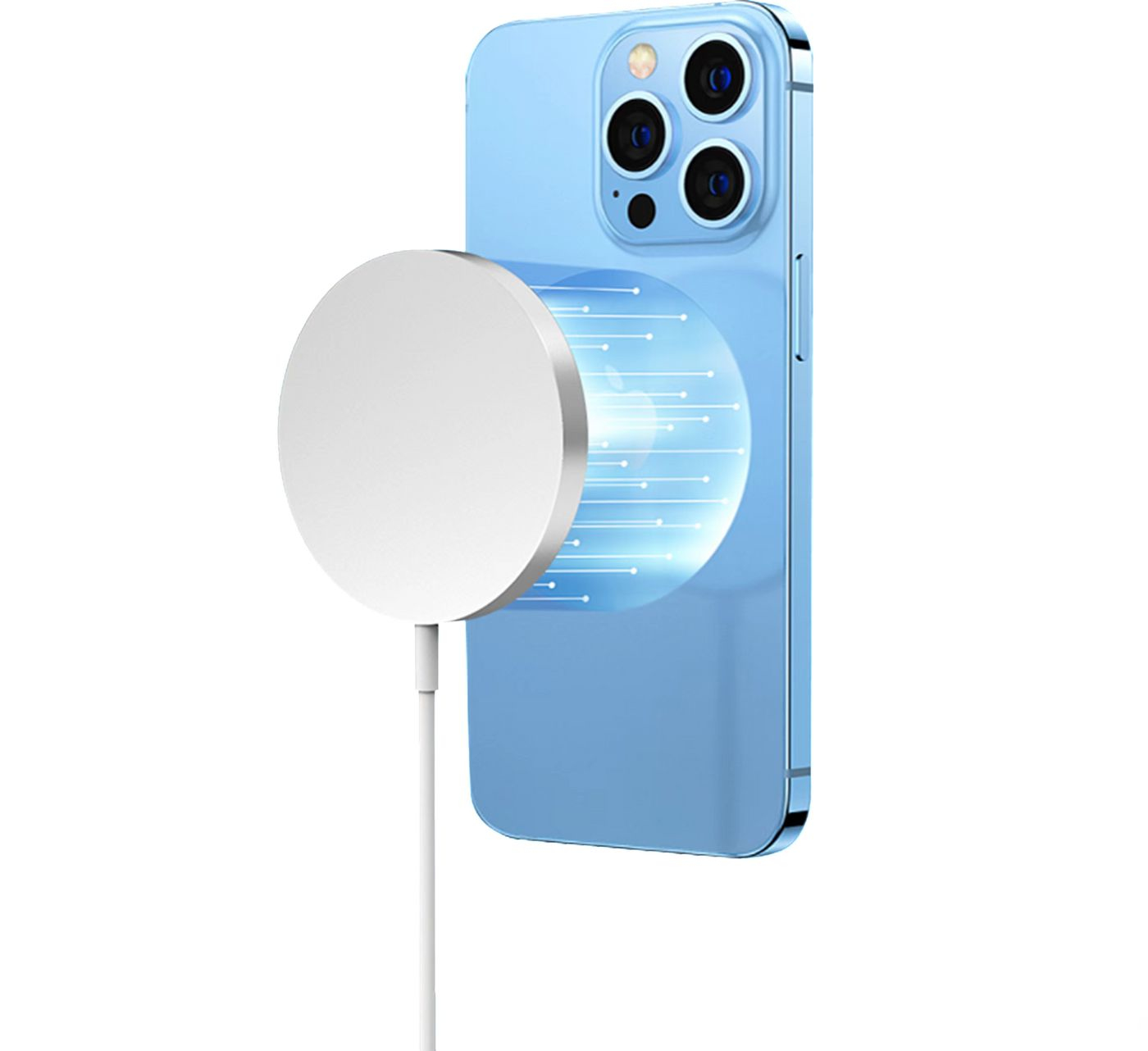 eSTUFF Magnetic Wireless Charger with USB-C Cable – image 3