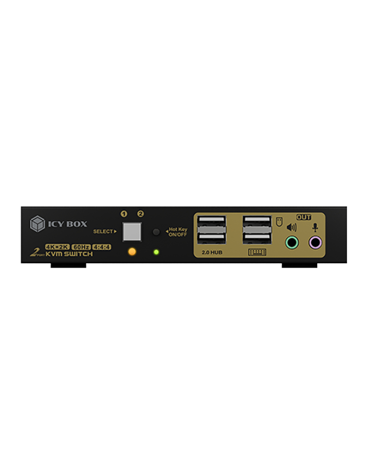 ICY BOX IB-KVM8801-HU2 KVM switch Black – image 3