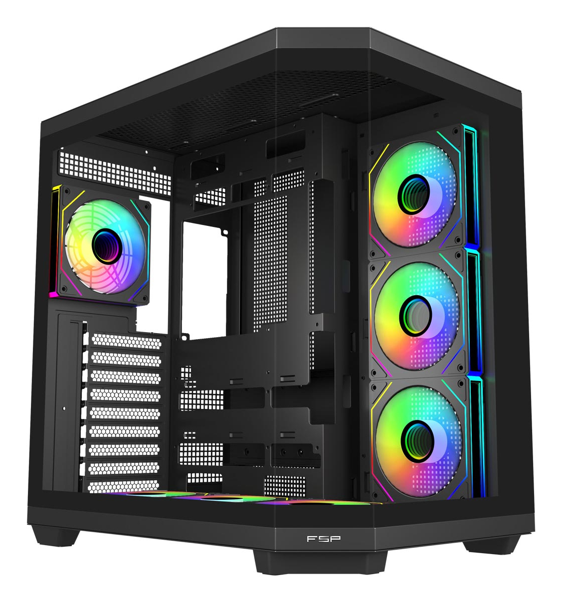 FSP U580-BA computer case Ultra Tower Black image 1