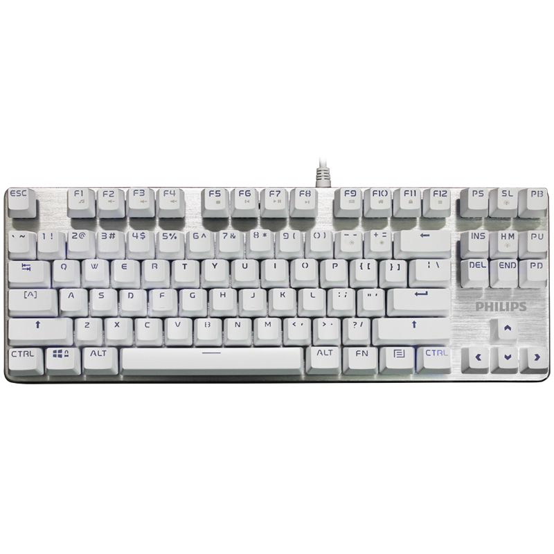 Philips SPK8901SQWC/93 keyboard Gaming USB QWERTY Silver