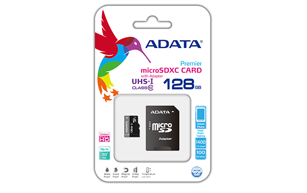 ADATA 128GB microSDXC + adapter
