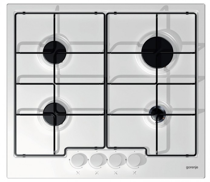 Gorenje G6N4ZBW hob White Built-in Gas 4 zone(s)