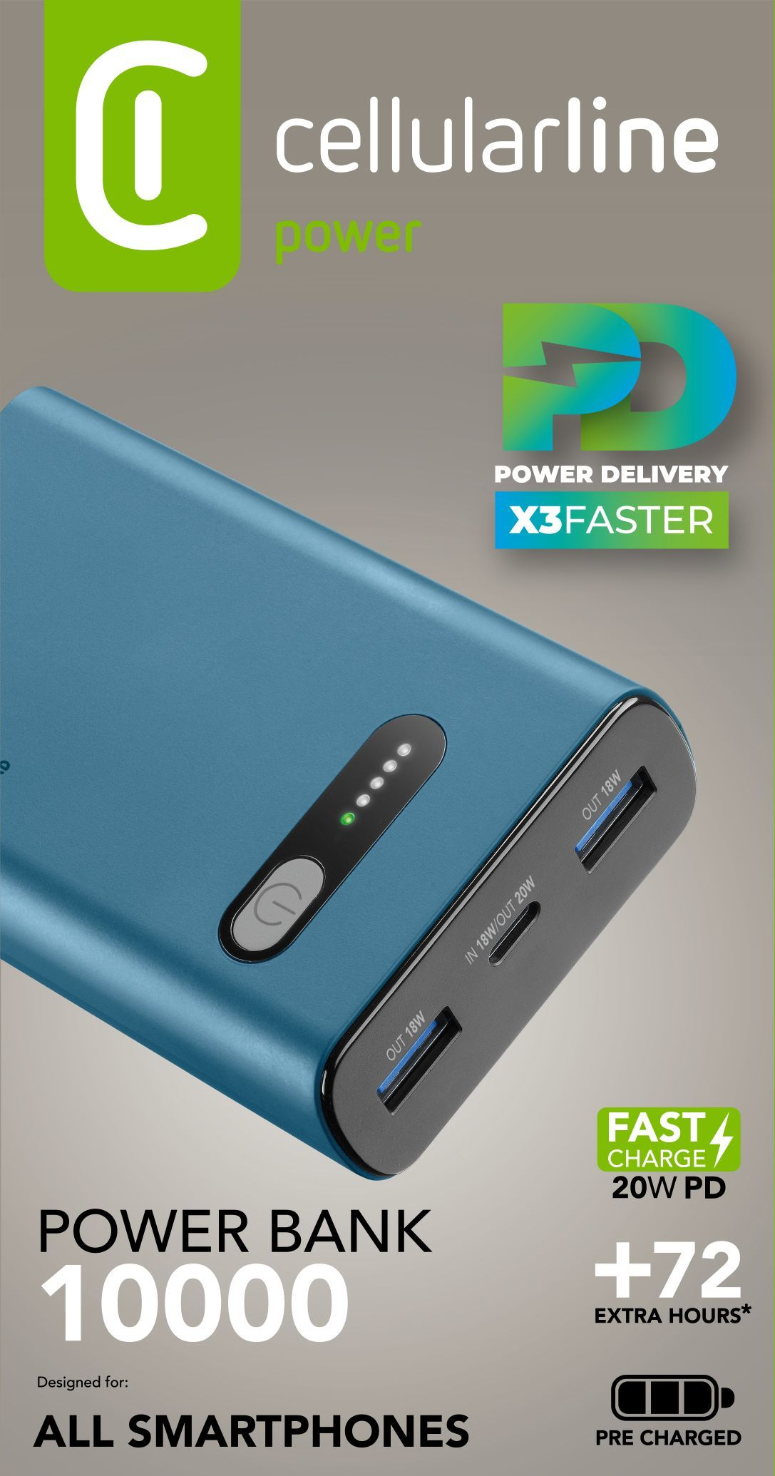 Cellularline Fast PD 10000 Portable Fast PD Charger – image 2