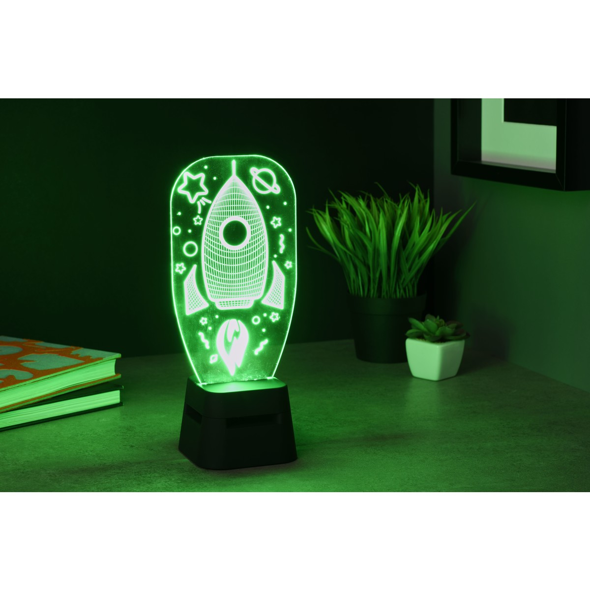 Tech Pop Speaker Bluetooth LED Lights Rocket – image 2