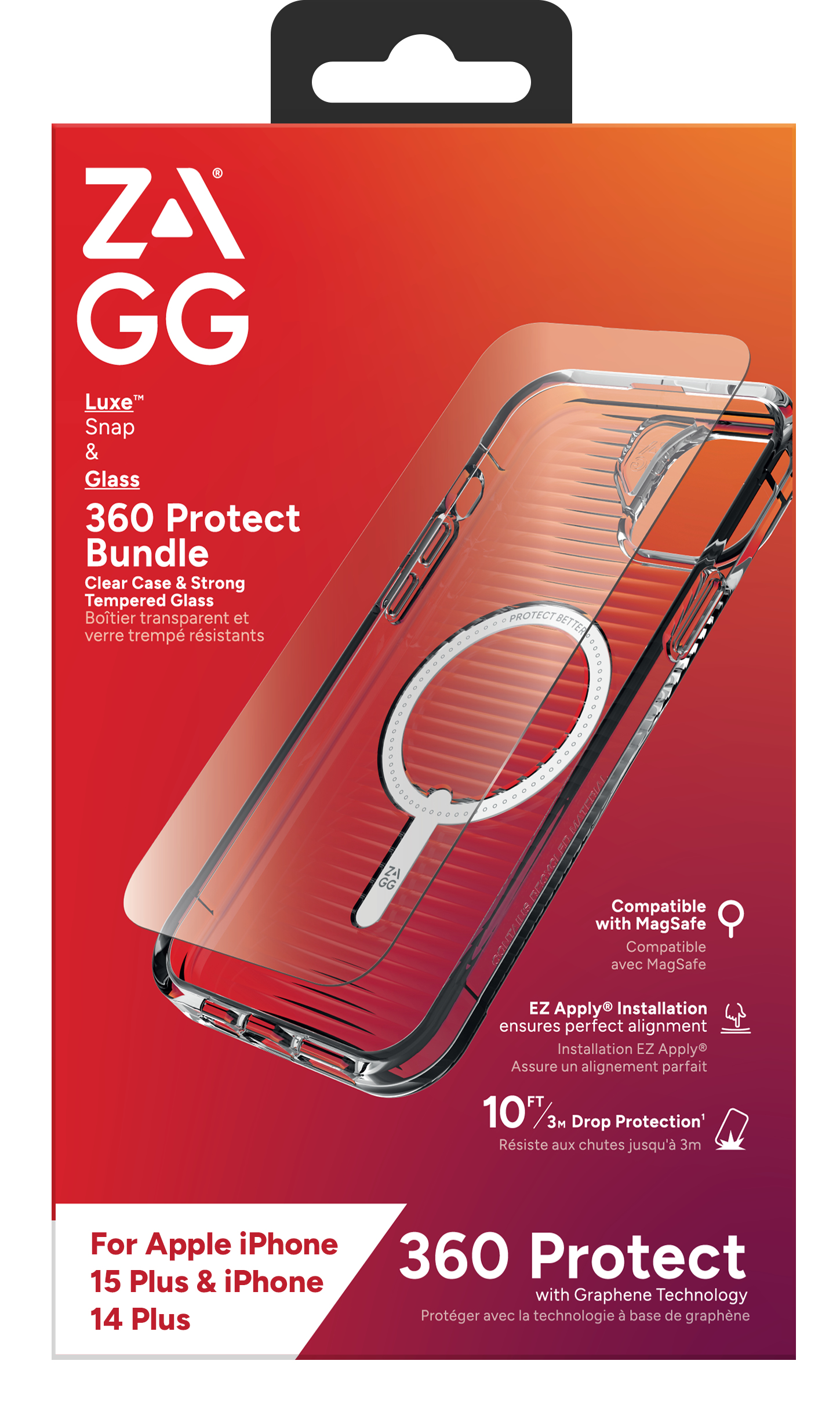 ZAGG Bundle Luxe SNAP PCR IS Glass Apple iPhone 15 Plus Clear – image 3
