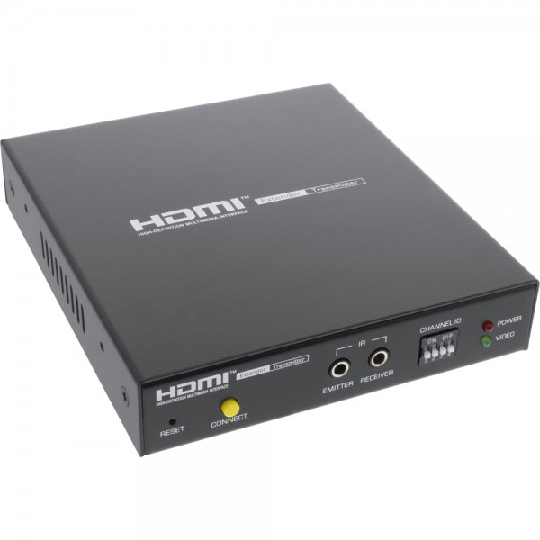 InLine 57827I AV extender AV transmitter Black