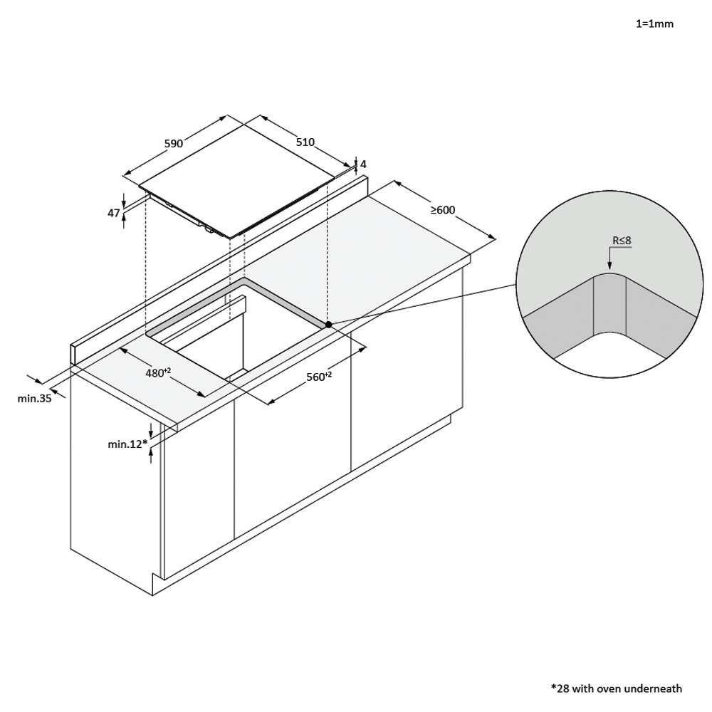 Hoover HIF64DCS Black Built-in – image 9