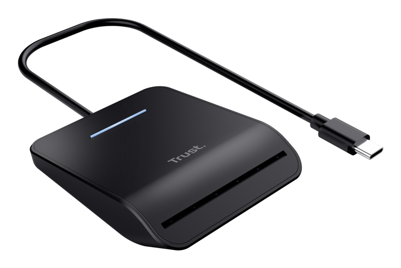Trust Primo smart card reader Indoor USB USB Type-C Black