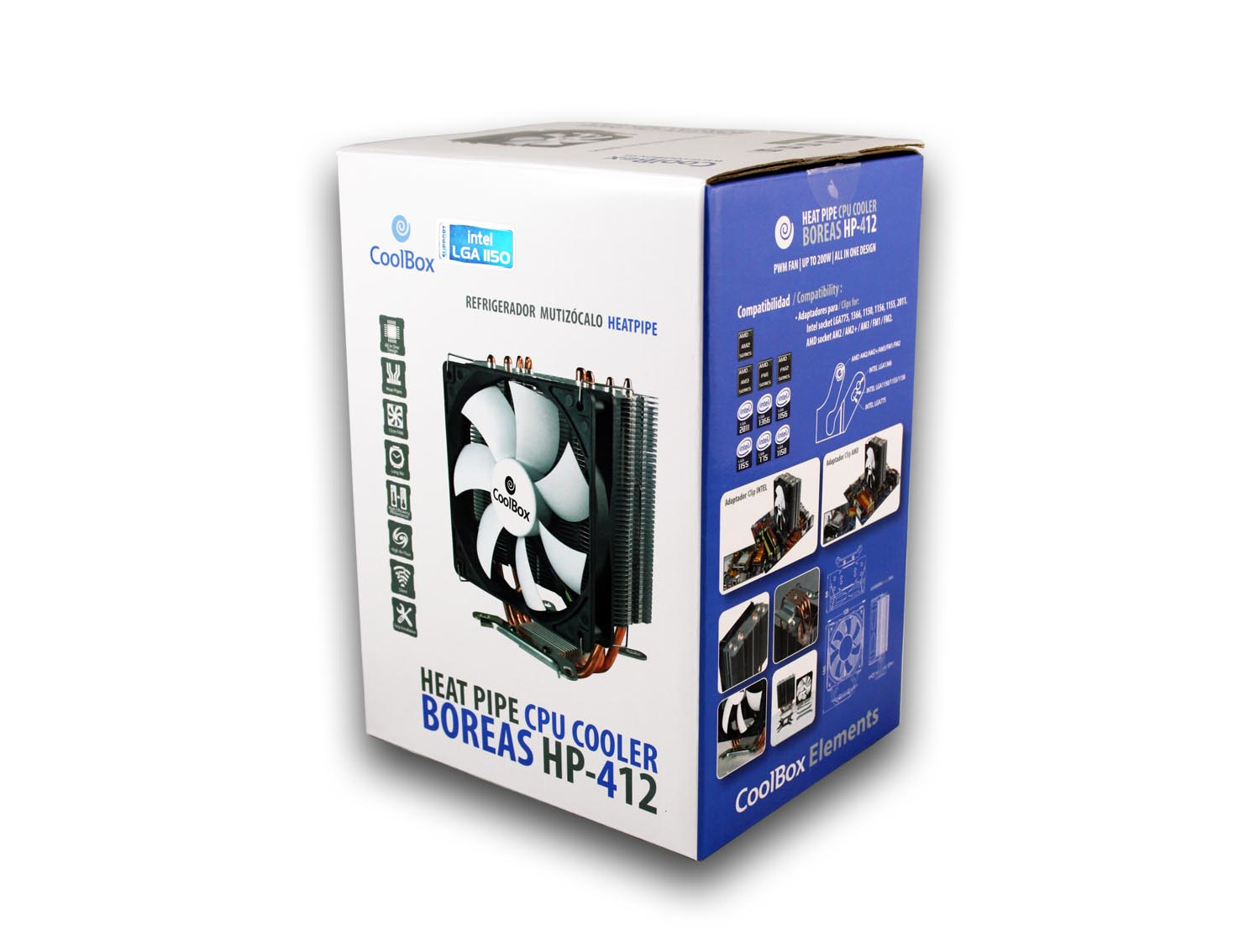 CoolBox VENCOOHPQ12 computer cooling system Processor Cooler – image 6