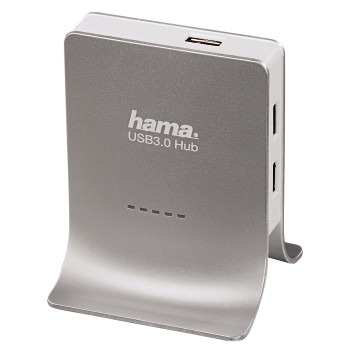 Hama 00039875 interface hub 5000 Mbit/s Silver – image 1