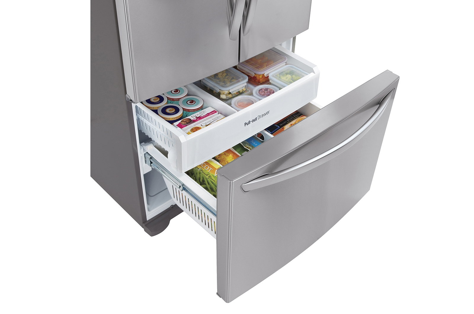 LG GC-M258USNV side-by-side refrigerator Freestanding – image 4