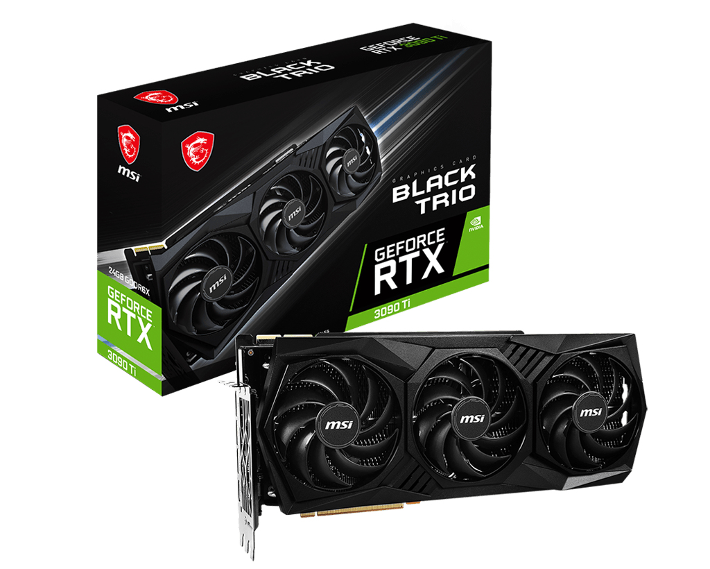 MSI GeForce RTX 3090 Ti BLACK TRIO 24G – image 1
