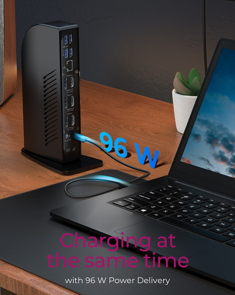 ICY BOX DisplayLink Hybrid DockingStation 12 in 1 – image 5