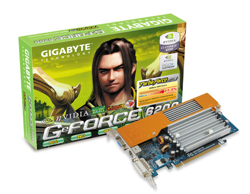 GIGABYTE GeForce 6200 TC 128MB DD2 PCI-E