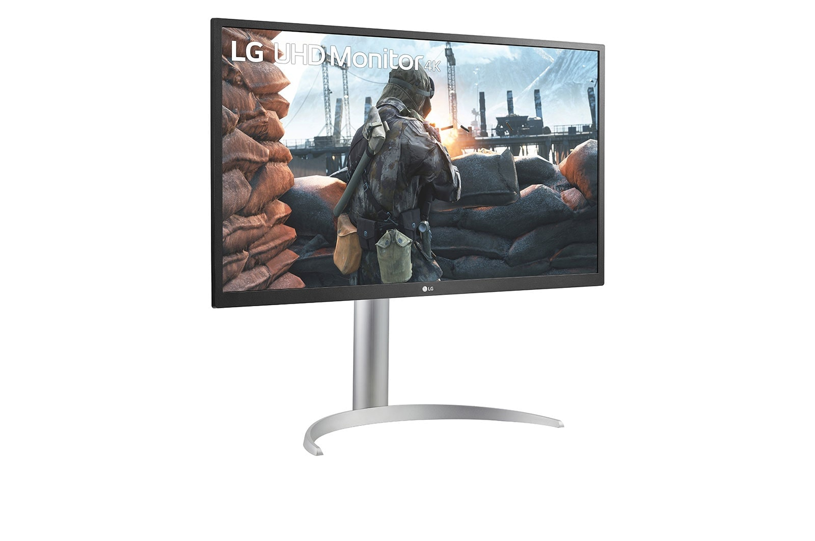 LG 27UP550P-W computer monitor 68.6 cm (27″) 3840 x 2160 pixels 4K Ultra HD White image 3