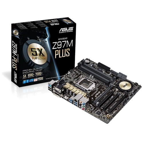 ASUS Z97M-PLUS Intel® Z97 LGA 1150 (Socket H3) micro ATX – image 1