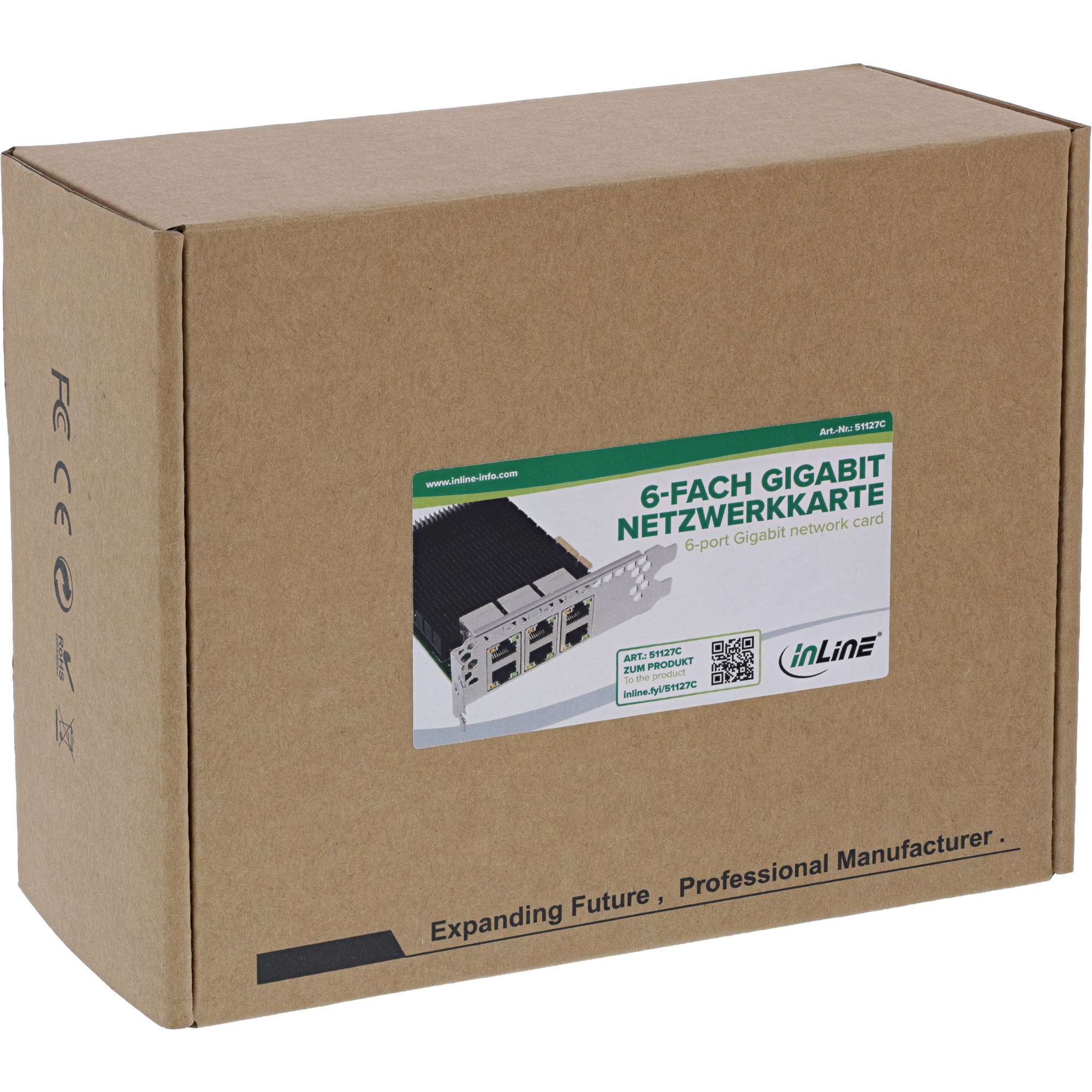 InLine 51127C interface cards/adapter Internal – image 1