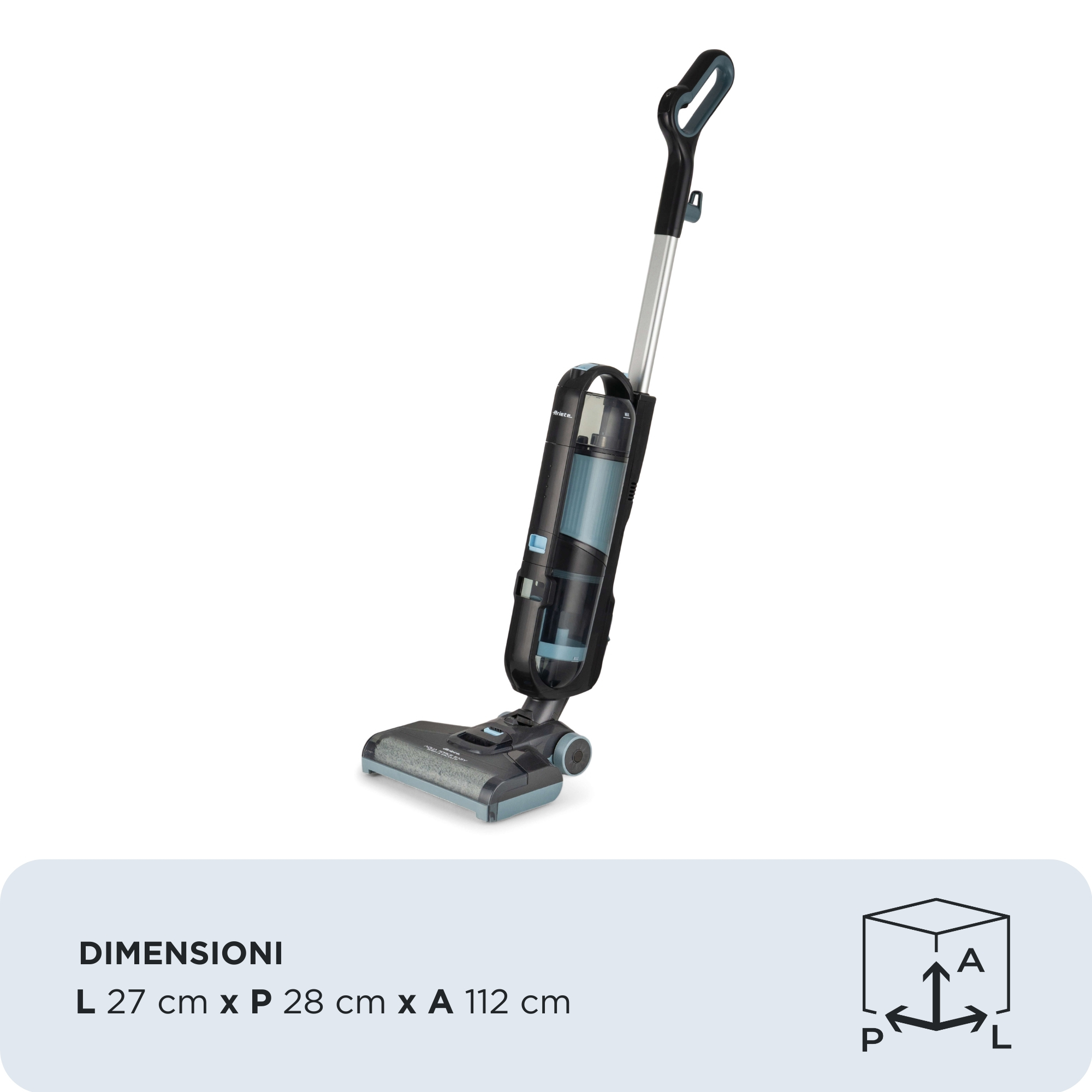 Ariete 00P248700AR0 stick vacuum/electric broom Upright vacuum AC Dry Bagless – image 4