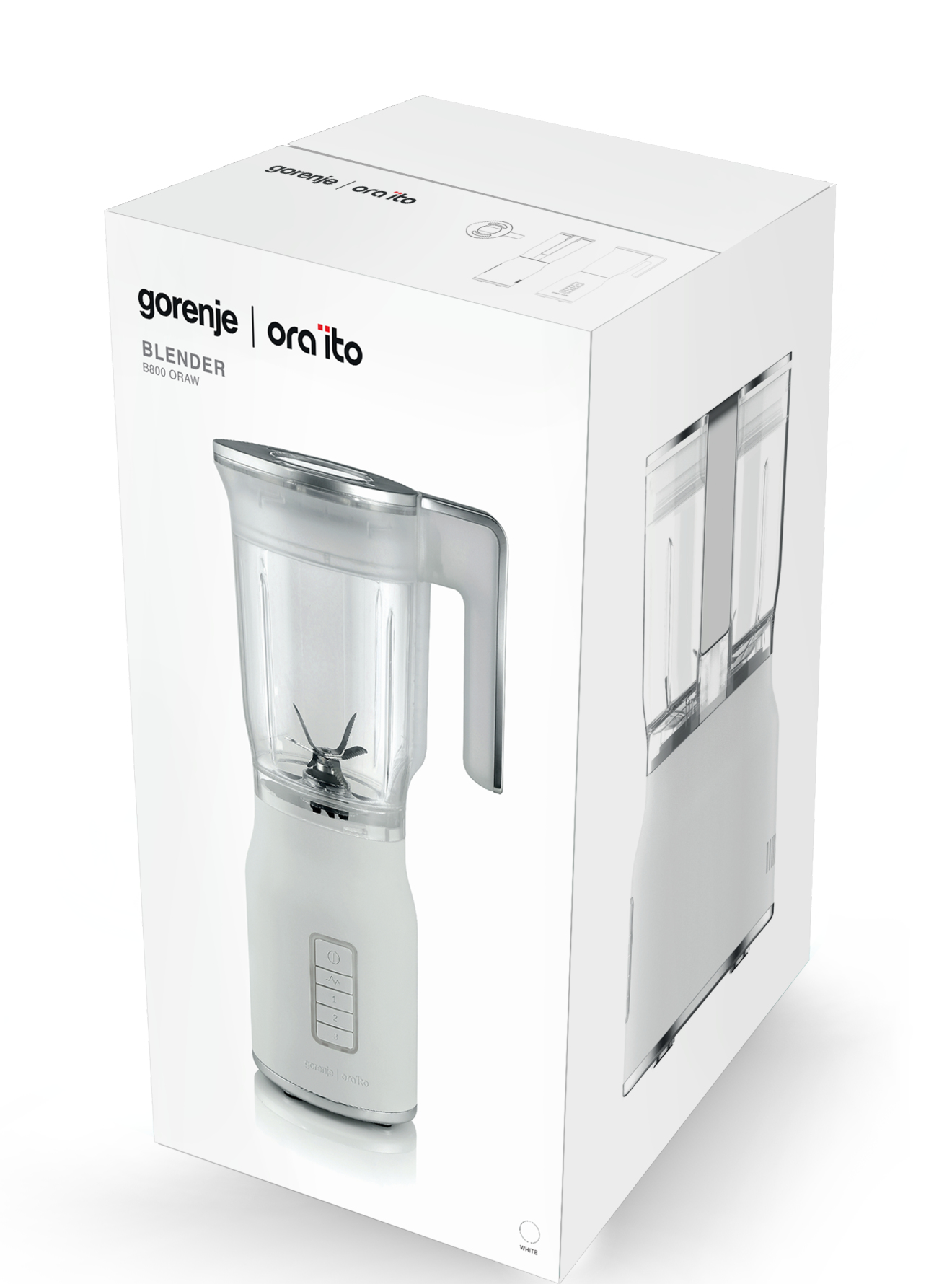 Gorenje B800ORAW 1.5 L Tabletop blender 800 W White – image 5