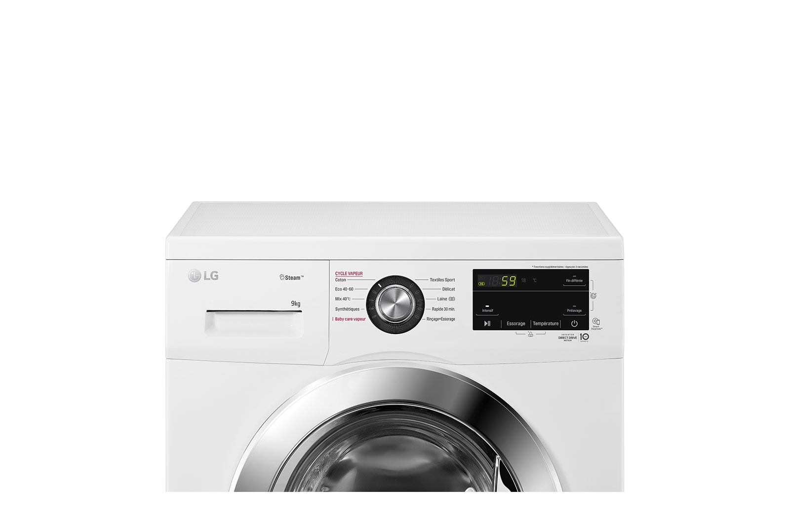 LG F94M22WHS washing machine Front-load – image 4