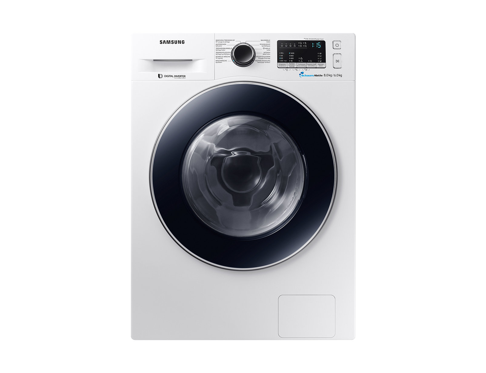 Samsung WD80M4453JW washer dryer Freestanding Front-load White