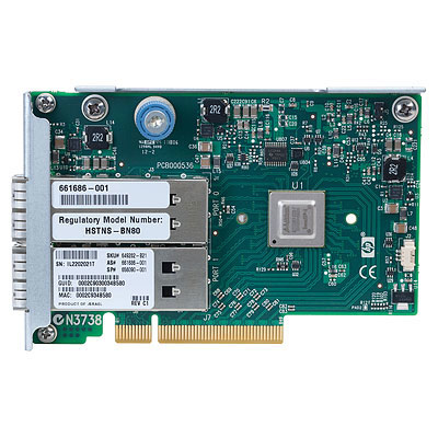 HP InfiniBand FDR 2-port 545QSFP Adapter