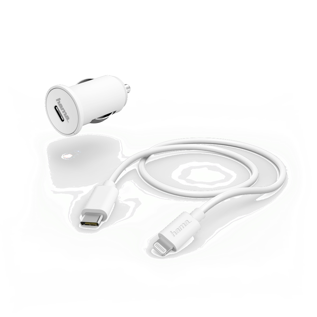 Hama 00183313 mobile device charger Smartphone White Cigar lighter Fast charging Auto – image 1