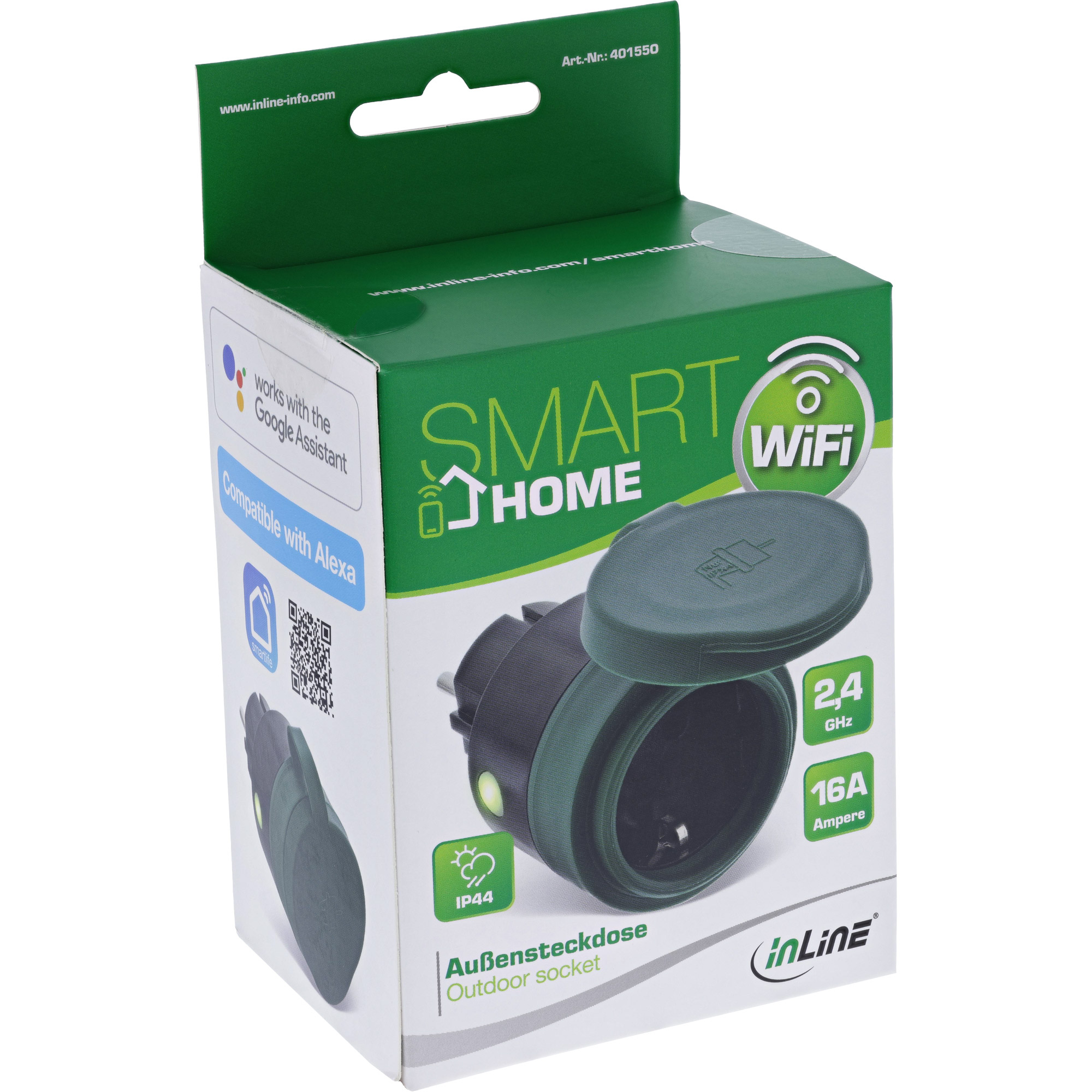 InLine SmartHome socket outdoor IP44 – image 6